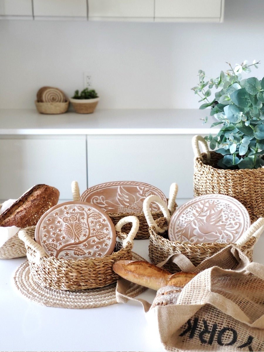 Bread Warmer & Basket - Bird Round - Terra Clara