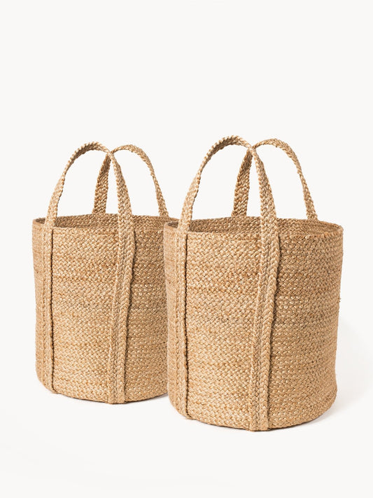 Kata Basket with handle - Natural - Terra Clara
