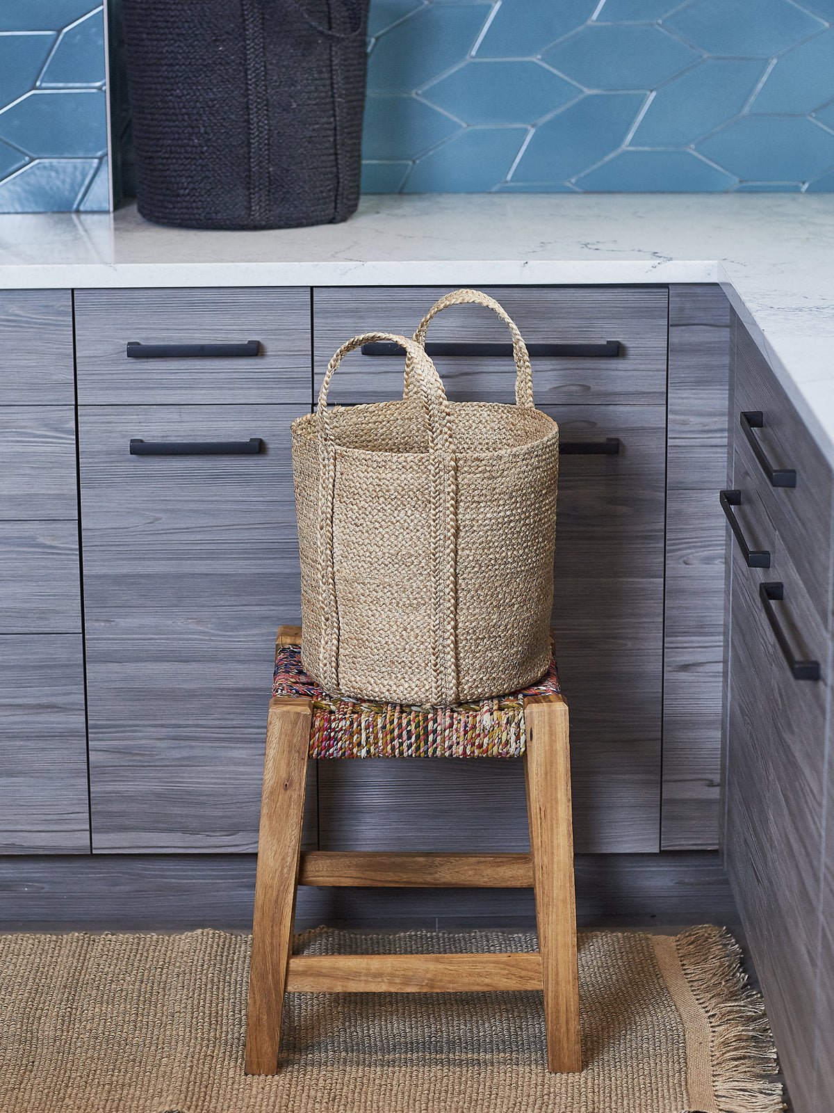 Kata Basket with handle - Natural - Terra Clara